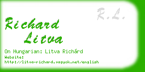 richard litva business card
